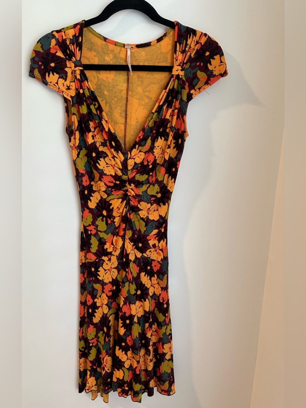 Free people key to your heart mini floral dress